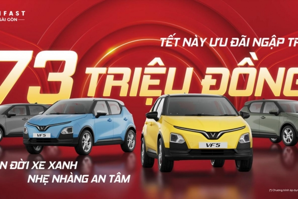 TẾT NÀY ƯU ĐÃI NGẬP TRÀN - LÊN ĐỜI XE XANH NHẸ NHÀNG AN TÂM